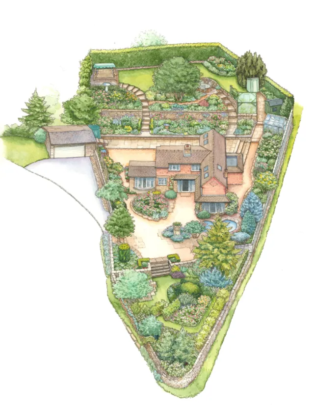 Garden Water color