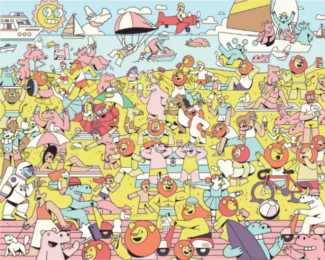 cartoon & humour lifetsyle graphic
