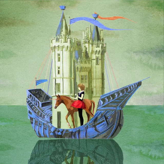 Princesses and Unicorns Childrens poster