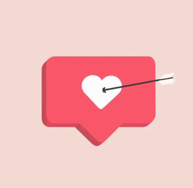 Love message animation video