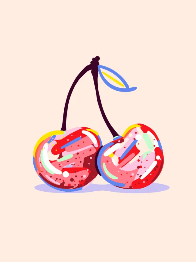 Cherries illustration by Mallory Heyer