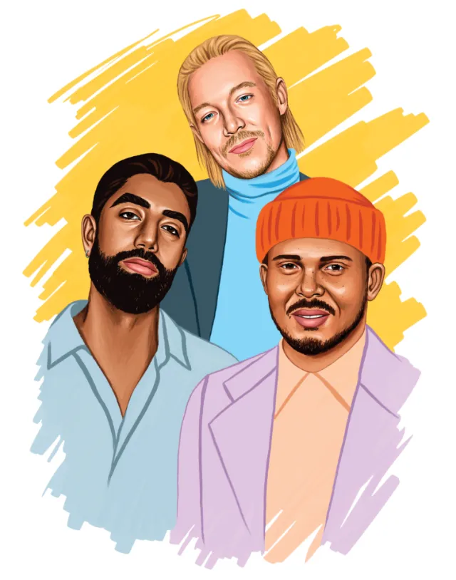 Major Lazer artwork for Billboard