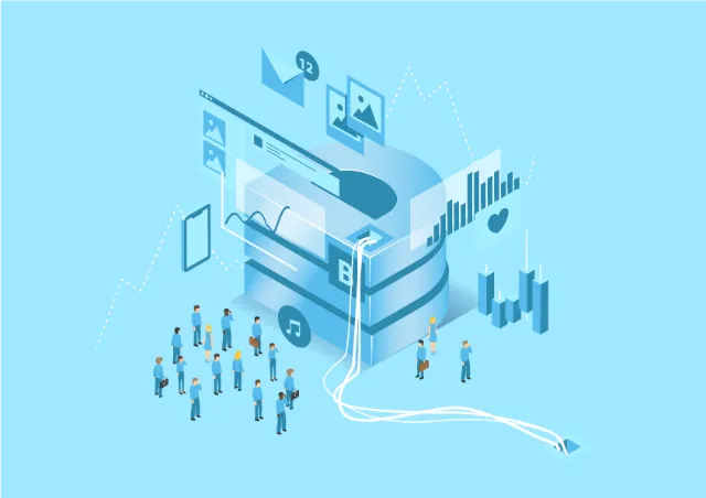 Bitcoin infographic illustration