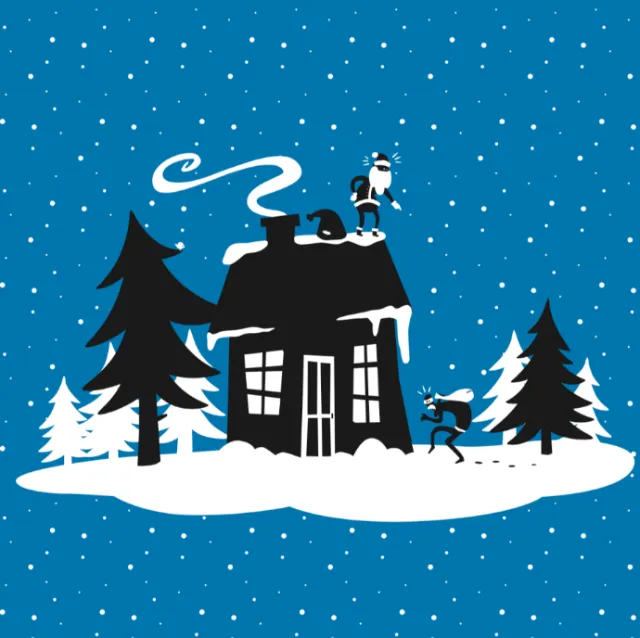 Vector illustration of snow house