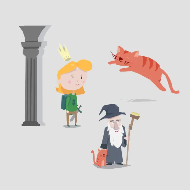Character design by Lukas Bischoff