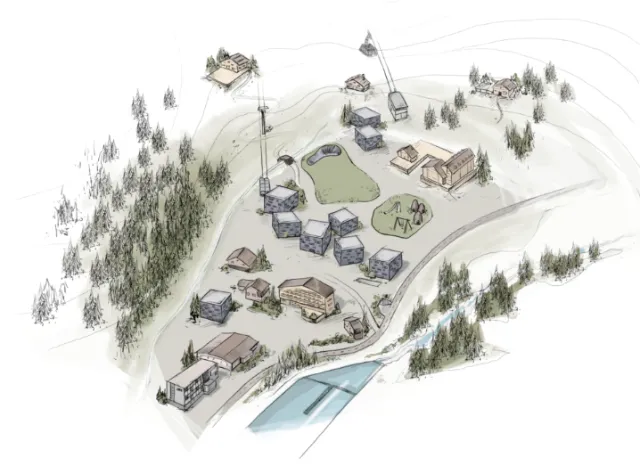 Maps illustration of city