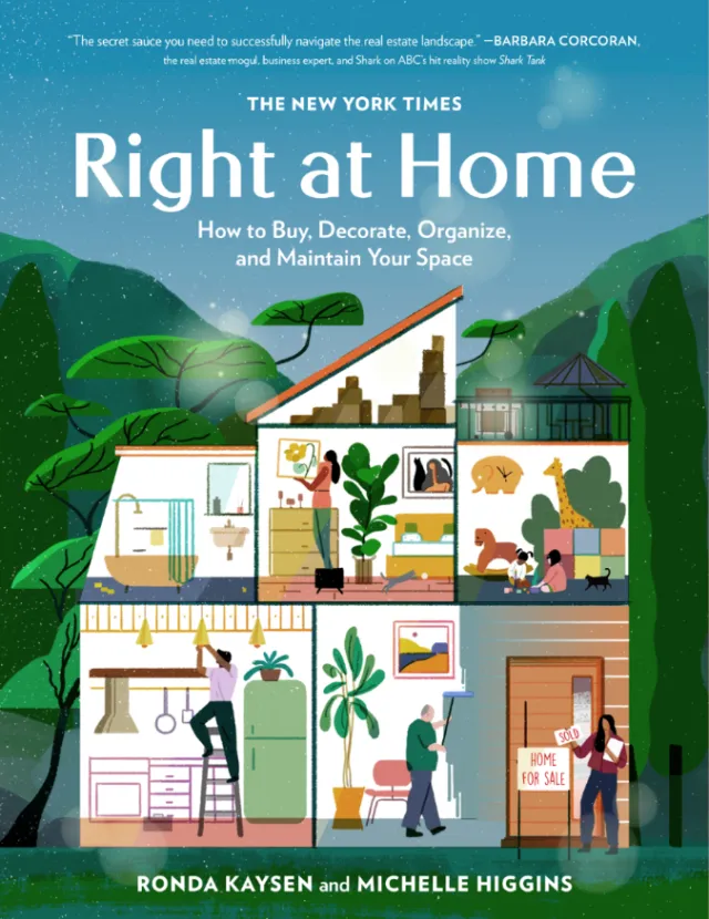 Editorial illustration of right at home