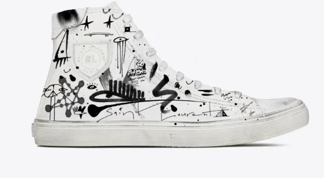 Graphic art on shoe