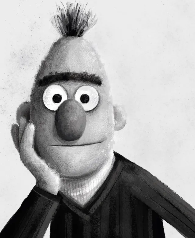 Bert black and white