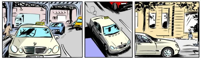 Transport Car on road