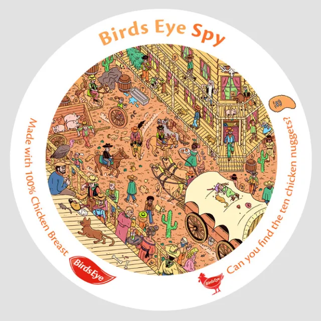 Graphic Birds Eye Spy
