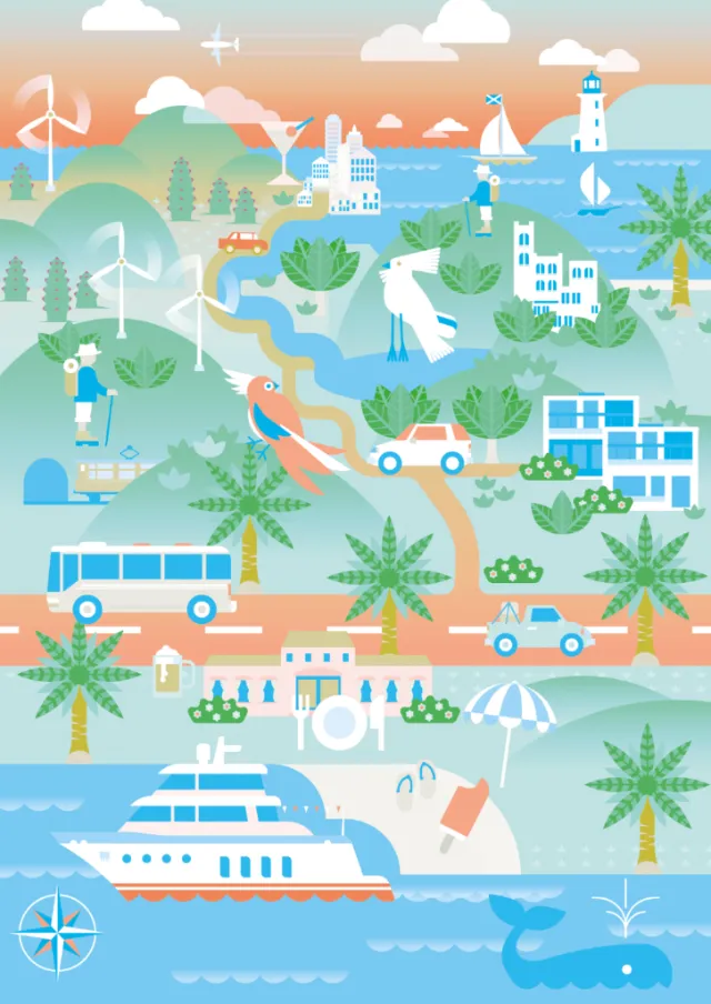 Vector transport illustration 