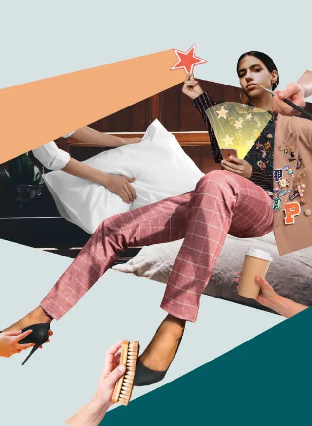 Collage & Montage woman life style