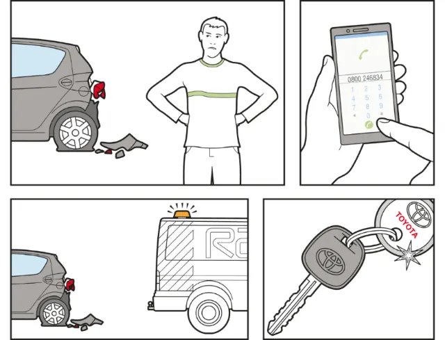 Infographic design of car repairing services