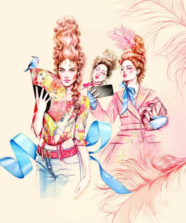 Marie Antoinette fashion style