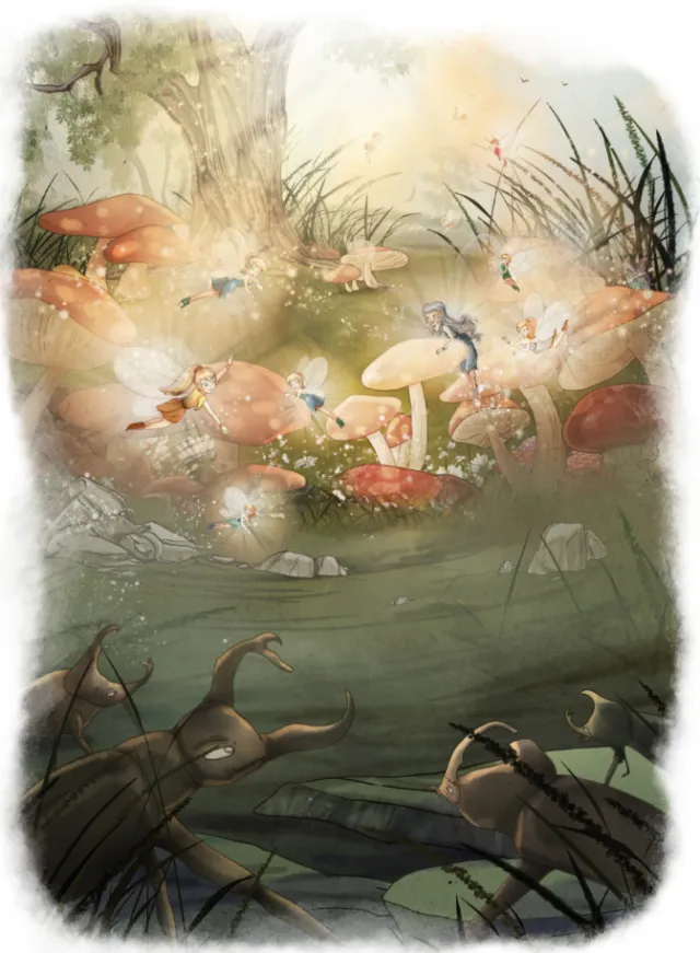 Fantasy mushroom land