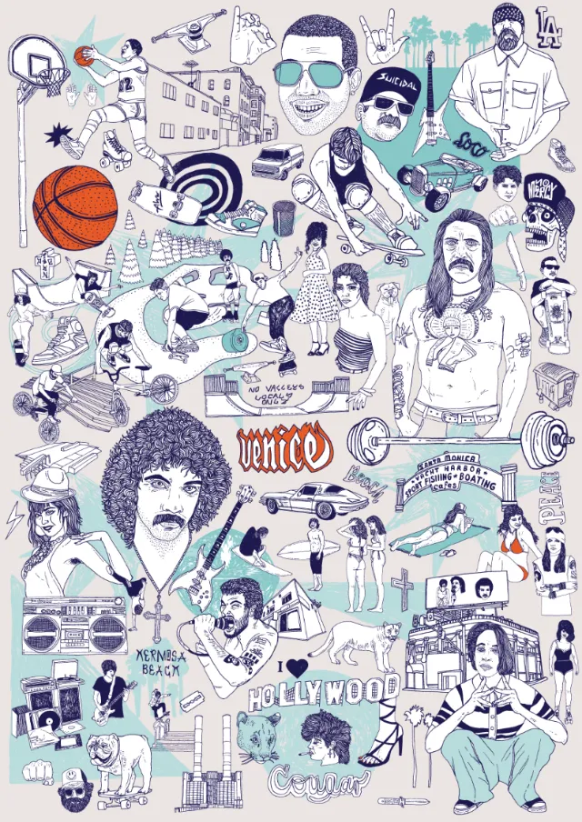 Pop illustration venice