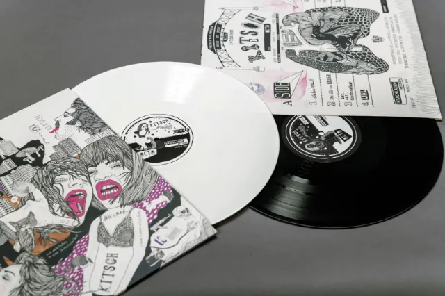 Graphic cover vinyl records
