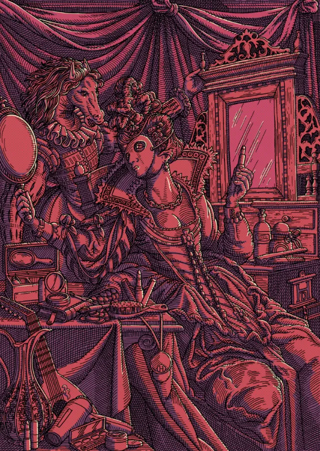 Lipstick innovation editorial illustration