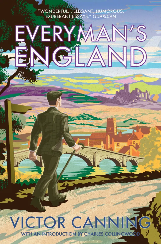 A classic vintage-inspired cover for 'Everyman's England book