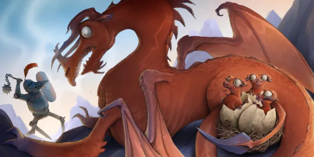Fantay  Dragon and Knight
