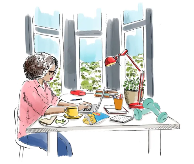people Working from home
