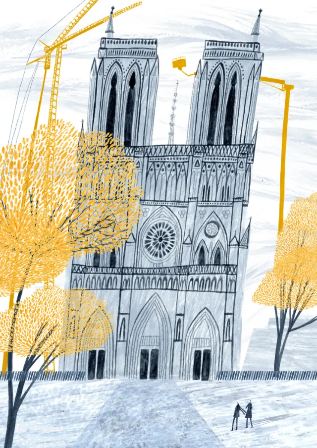 editorial, notre dame, paris, france, church, cathedral, building