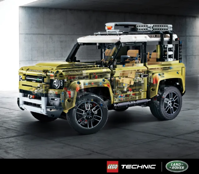 Computer Generated Lego Landrover