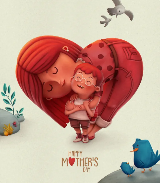 Happy mothers day graphic poster by Sergio Edwards