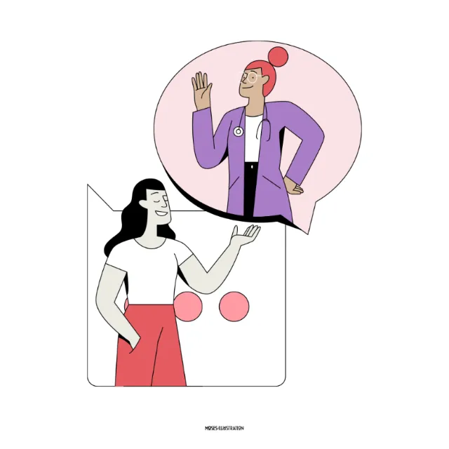 Graphic characters of women