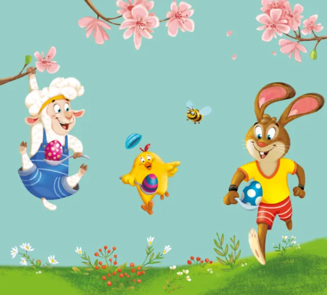 Character design animals playing
