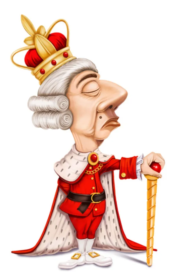 Character design of a king