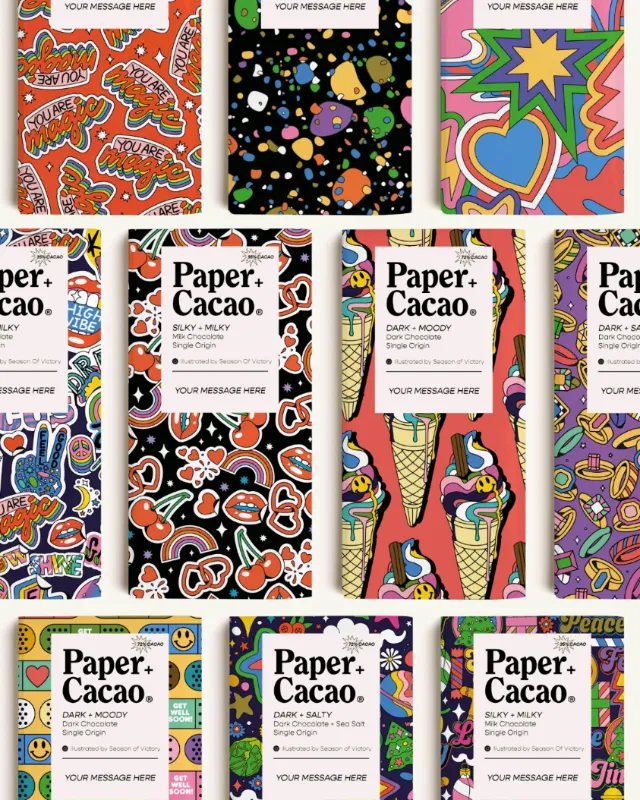 Chocolate bar packaging design