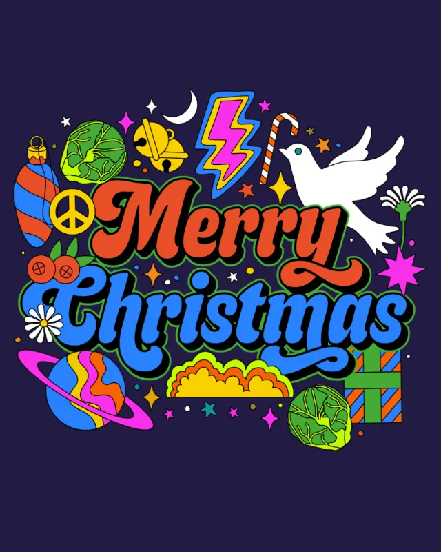 East End Prints Christmas greeting card