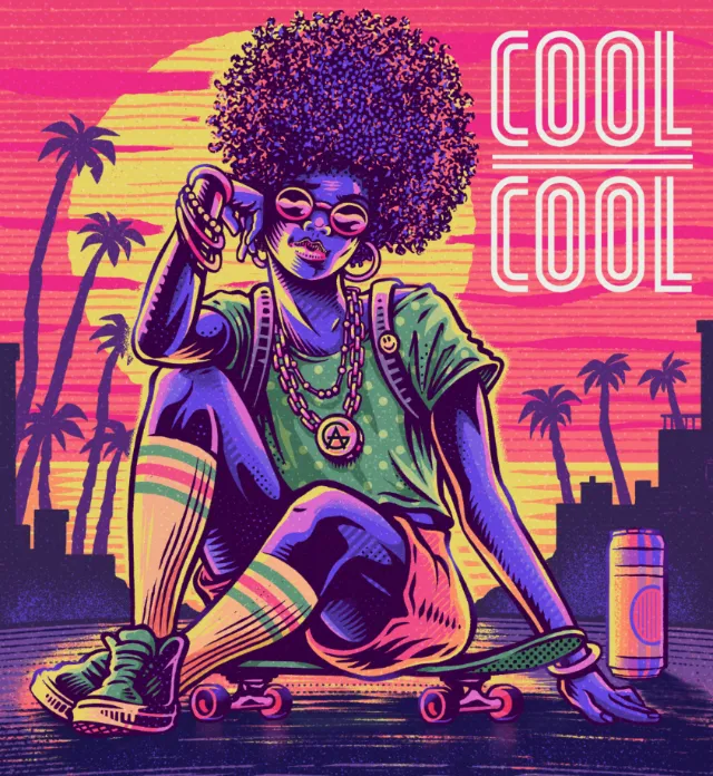 Graphic Lettering Cool Cool
