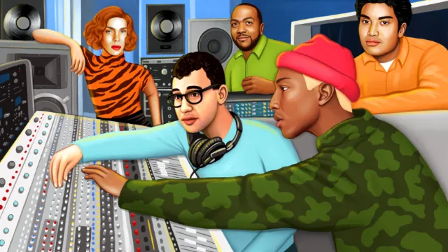 21 century producers painting for Bill board