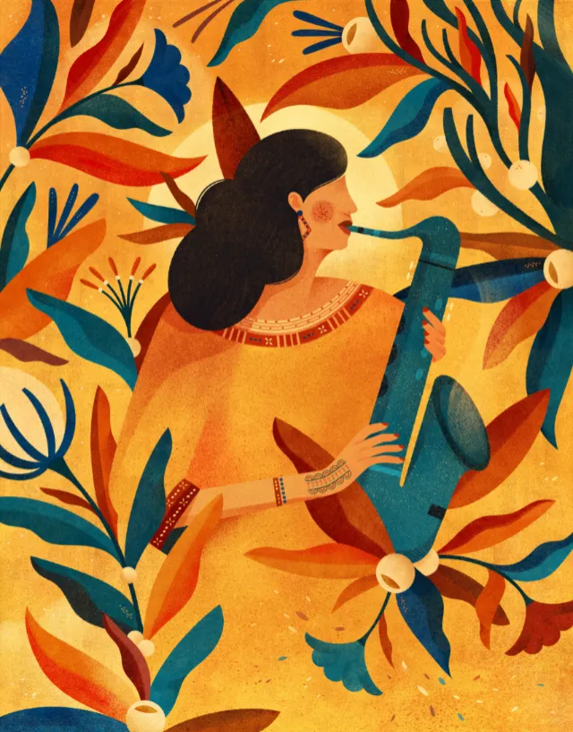 Poignant illustration for online educator Masterclass