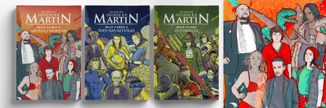 Book covers of George R. R. Martin's Wilds Cards