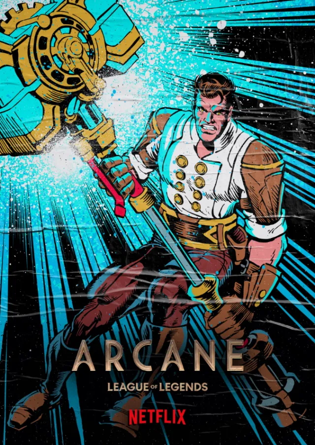 BB commissioned this poster for a Brazilian PR campaign promoting Netflix's Arcane