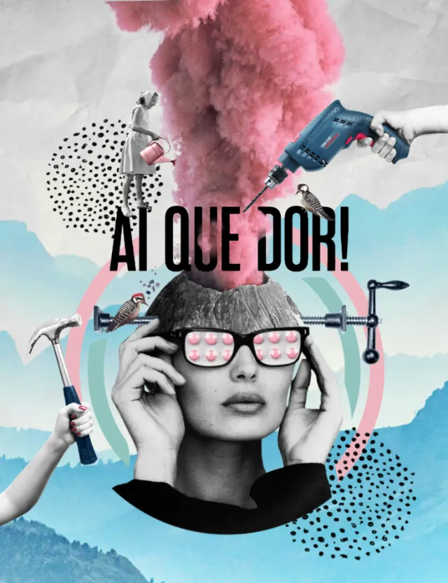 Cover for the Ai Que Dor - Single by Companhia do Tecno