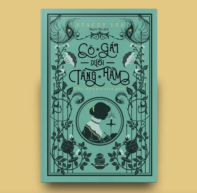 THE DOWNSTAIRS GIRL typo book cover