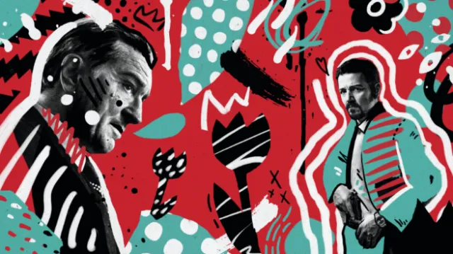 Colorful abstract portraits with bold patterns by Andy Gellenberg