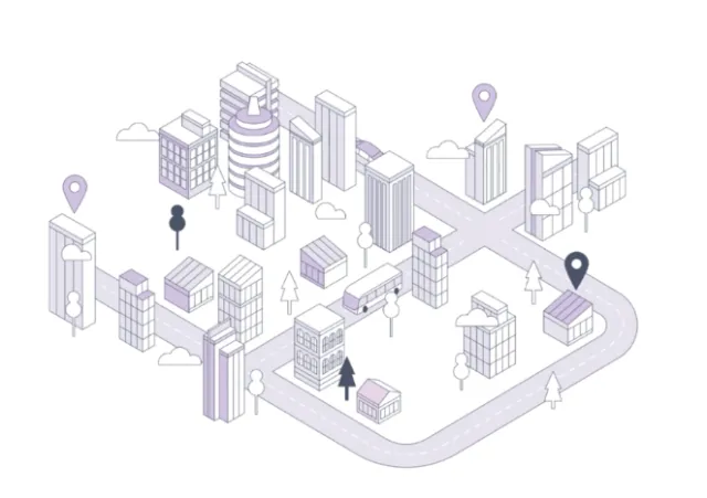 City map animation