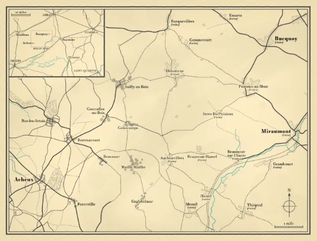 Hand-drawn map illustration by Mike Hall