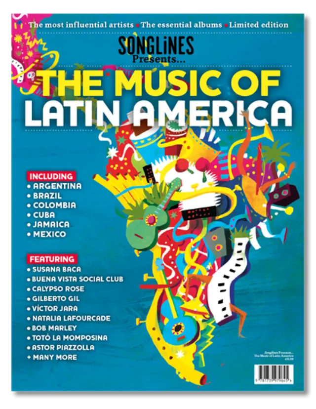 South American music tour map
