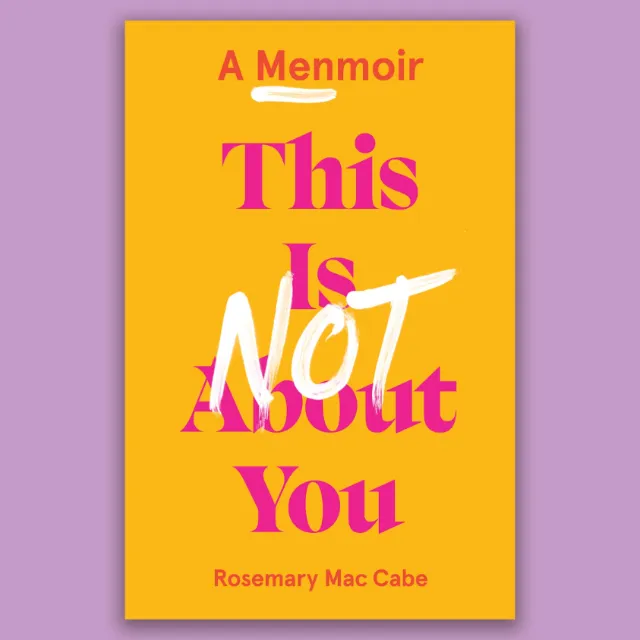 Book jacket design of 'This is Not About You'