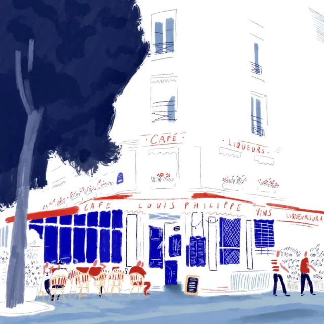 Louis Philippe Café Restaurant, Paris