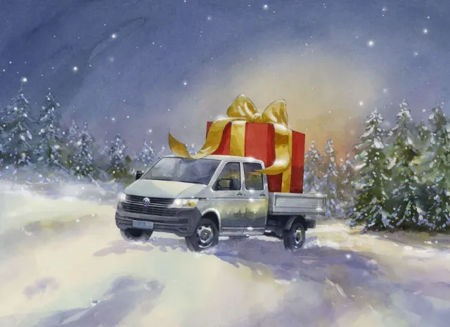 A Christmas card for Volkswagen Germany