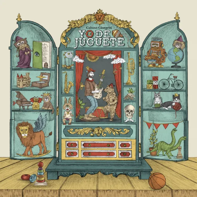 Illustration for album cover “Me as a toy” of Gabino Giorgetti