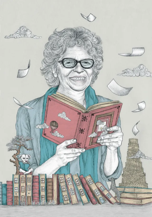 Depiction of the editor María Osorio